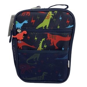 CRcKT NEW Lunchbox Vertical Insulated Navy Dino